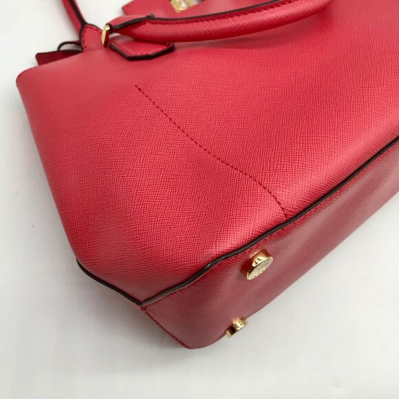 Michael Kors Greenwich Rose Pink Saffiano Leather Tote Bag - Picture 9 of 10